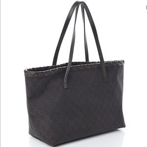 Gucci monogram canvas purse